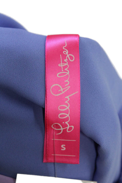 Lilly Pulitzer Women Purple V-Neck Camisole Polyester Sleeveless Size S