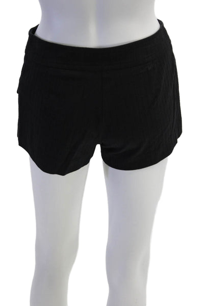 Trina Turk Unisex Black Cotton Blend Shorts Size 0