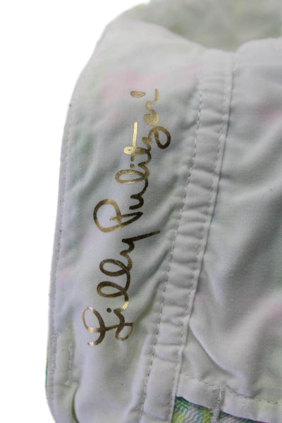 Lilly Pulitzer Unisex Chino Floral Green Shorts Size 2