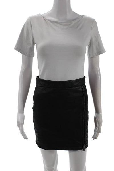 Romeo & Juliet Women Mini Pencil Skirt Black 100% Polyurethane Size S