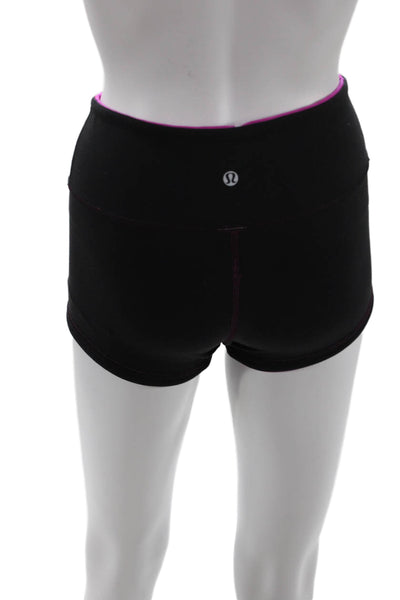 Lululemon Womens Black Nylon Blend Shorts Size 4