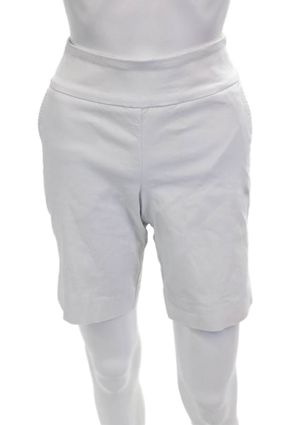 Swing Control Unisex White Bermuda Shorts Size 4