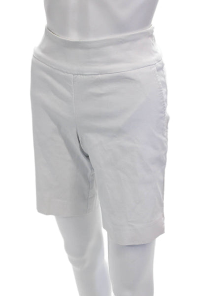 Swing Control Unisex White Bermuda Shorts Size 4