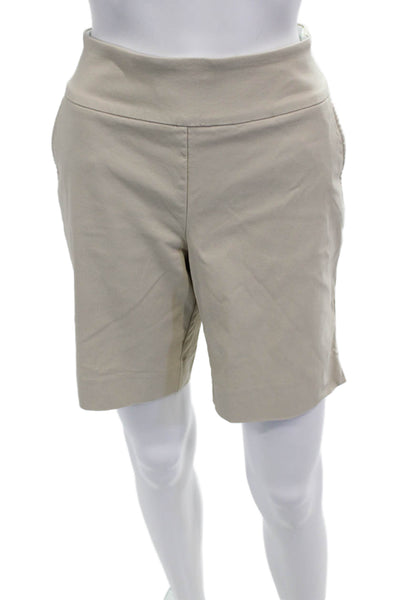 Swing Control Unisex Bermuda Chino Shorts Beige Size 8