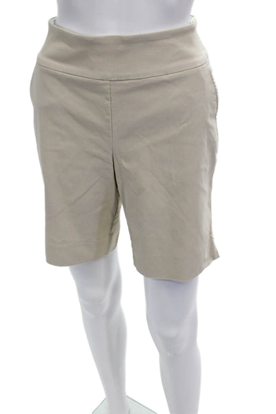 Swing Control Unisex Bermuda Chino Shorts Beige Size 8