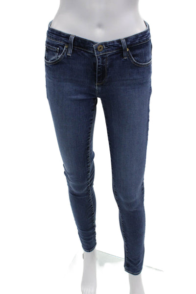 Adriano Goldschmied Women Skinny Dark Blue Jeans Size 27