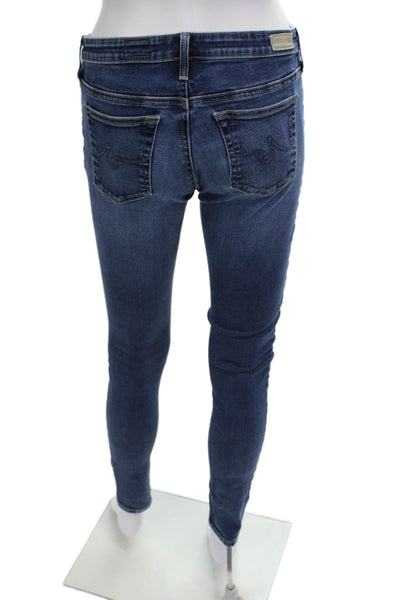 Adriano Goldschmied Women Skinny Dark Blue Jeans Size 27
