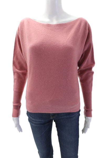 Intermix Womens Pink 100% Cashmere Pullover Sweater Round Neck Size PP