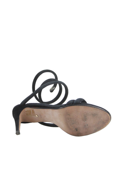 Raye Womens Open Toe Sling Strappy High Heels Black Size 9