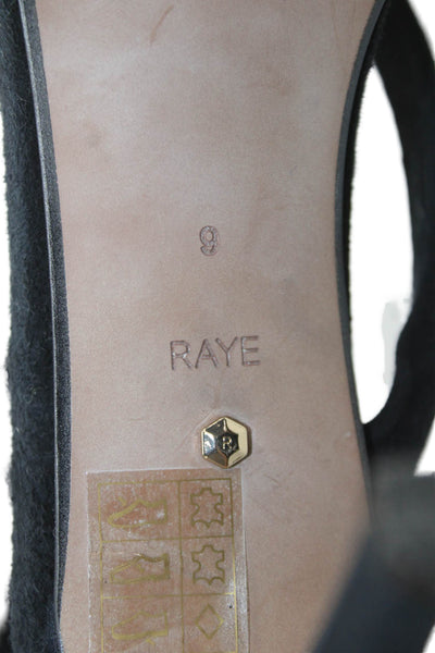 Raye Womens Open Toe Sling Strappy High Heels Black Size 9