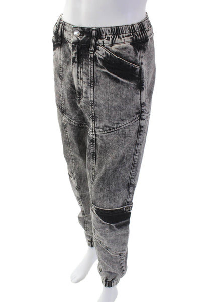 Retrofete Unisex Black Cargo Jogger Pants Size 24