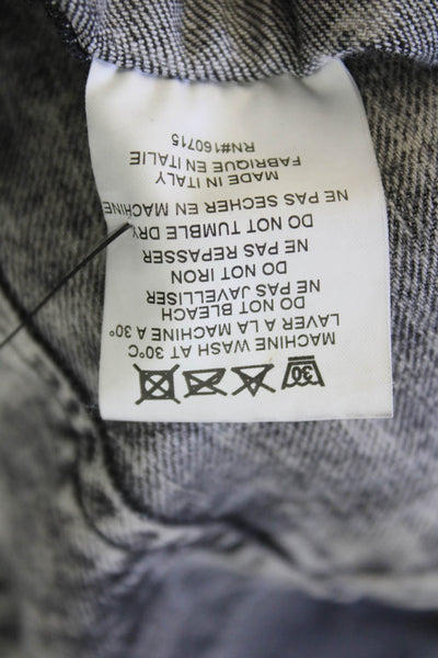 Retrofete Unisex Black Cargo Jogger Pants Size 24