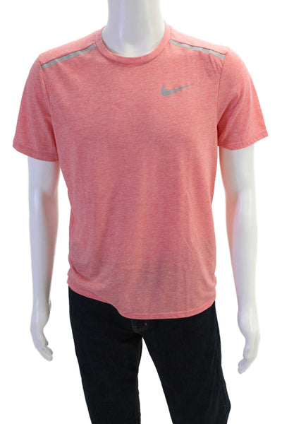 Nike Mens Pink Sports T-Shirt Crew Neck Short Sleeve Size M