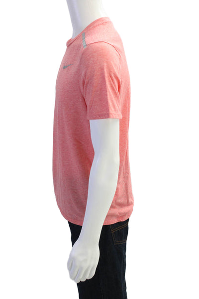 Nike Mens Pink Sports T-Shirt Crew Neck Short Sleeve Size M