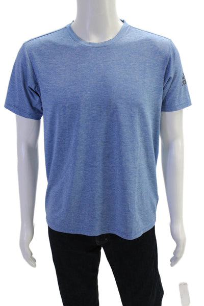 Adidas Mens T-Shirt Blue Short Sleeve Crew Neck Sports Size M
