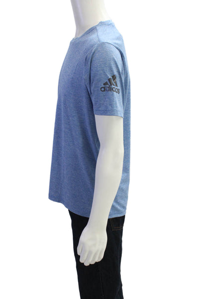Adidas Mens T-Shirt Blue Short Sleeve Crew Neck Sports Size M