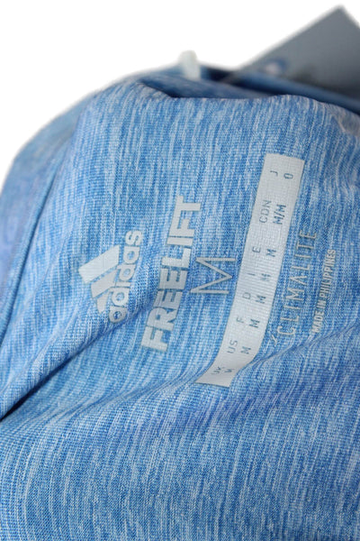 Adidas Mens T-Shirt Blue Short Sleeve Crew Neck Sports Size M