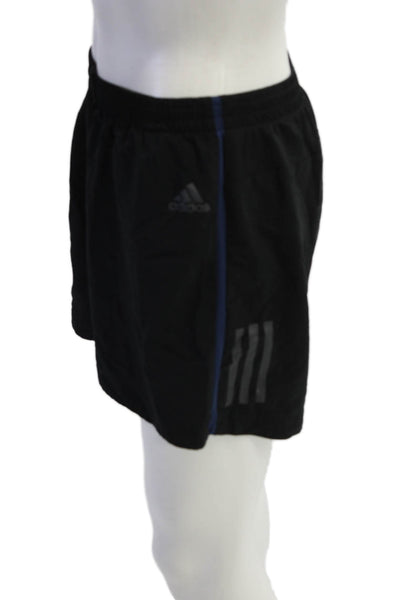Adidas Mens Black Drawstring Recycled Polyester Sports Shorts Size M