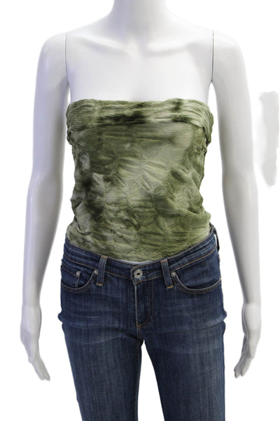 I. Am. Gia. Womens Green Sleeveless Army Tank Size S