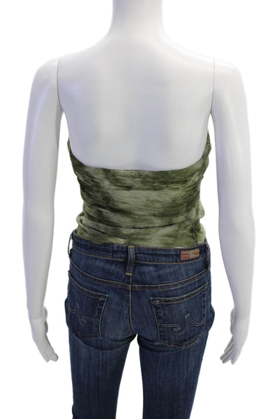 I. Am. Gia. Womens Green Sleeveless Army Tank Size S