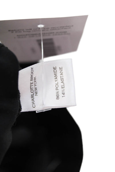 Charlotte Brody Women Black Ankle Cropped Dress Pants Size 10