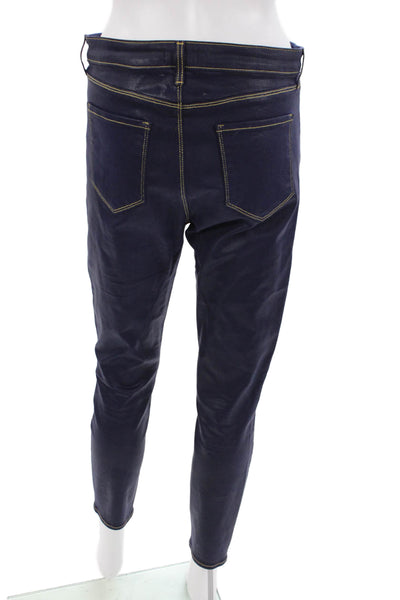 L Agence Women Dark Blue Skinny Ankle Jeans Size 30