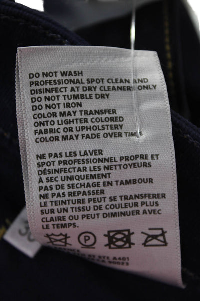 L Agence Women Dark Blue Skinny Ankle Jeans Size 30