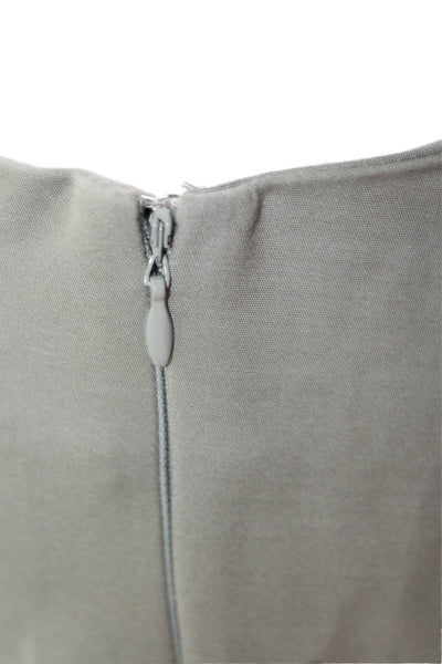 Vince Camuto Women Ankle Cropped Dress Pants Green Zip Size 6P