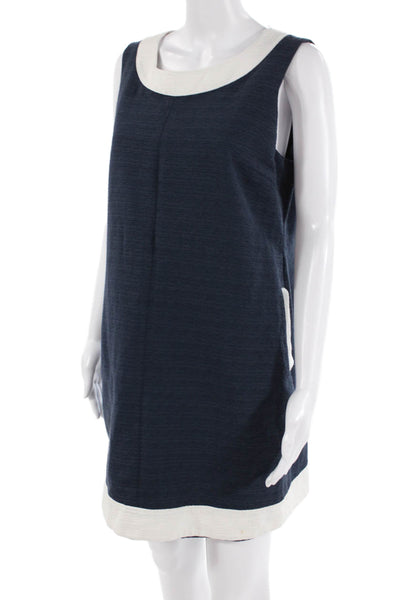 Vineyard Vines, Women, Sleeveless Shift Dress Dark Blue Knee Length Size 14