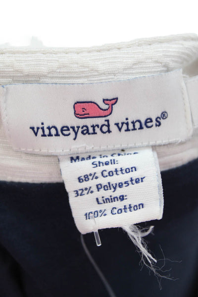 Vineyard Vines, Women, Sleeveless Shift Dress Dark Blue Knee Length Size 14