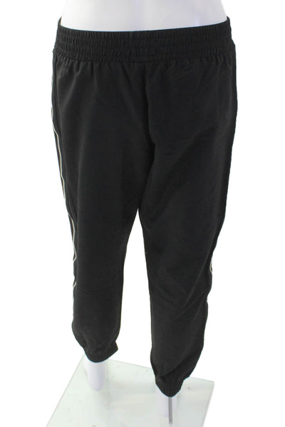 RtA Women Jogger Sweatpants Black Nylon Zip Closure 90s Size M