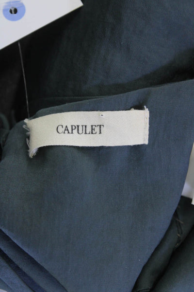 Capulet, Women Camisole Cropped Dark Gray V-Neck Spaghetti Strap Boho Size S