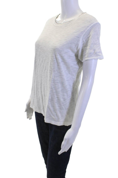 Goldie Womens Basic Jersey Pima Cotton Crew Neck Short Sleeve T-Shirt Size M
