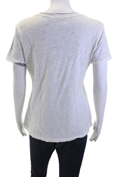 Goldie Womens Basic Jersey Pima Cotton Crew Neck Short Sleeve T-Shirt Size M