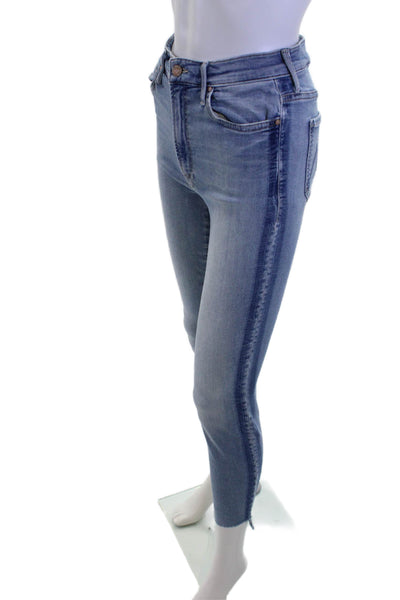 Mother Women Ankle Skinny Blue Jeans Size 28