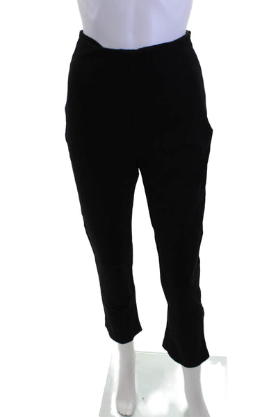 Tome Women Ankle Cropped Pants Black Hook & Eye Size 23