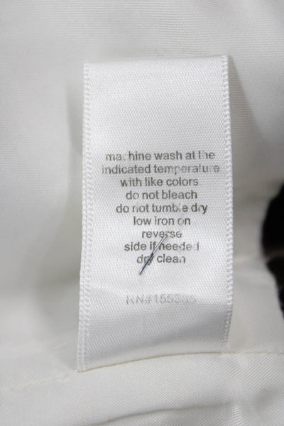 Ronny Kobo Womens White Square Neck Crop Top Blouse Sleeveless Size S