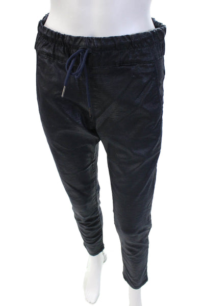 Flog Unisex Jogger Pants Ankle Black Drawstring Size 26
