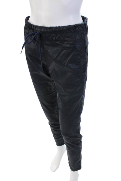 Flog Unisex Jogger Pants Ankle Black Drawstring Size 26