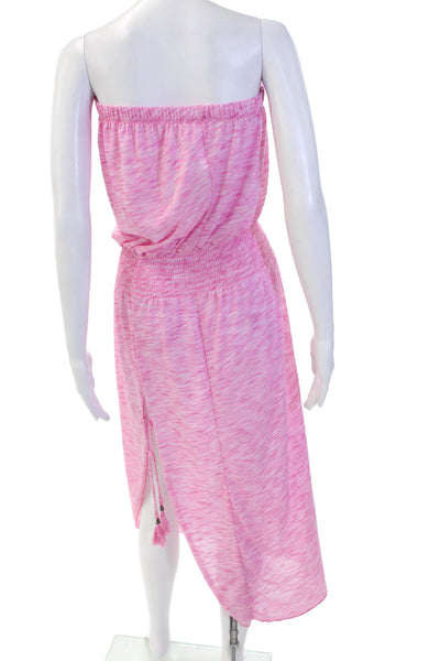 Becca by Rebecca Virtue Women Pink Geometric Jumpsuit Sweetheart Size S