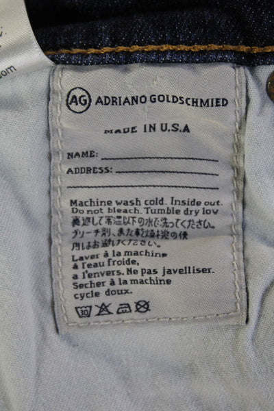 AG Adriano Goldschmied Women Skinny Ankle Jeans Dark Blue Size 27