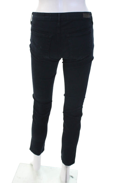 AG Adriano Goldschmied Women Skinny Ankle Jeans Black Size 27