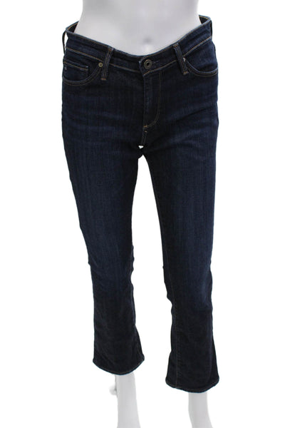 AG Adriano Goldschmied Womens Bootcut Jeans Dark Blue Size 26