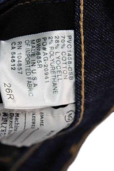 AG Adriano Goldschmied Womens Bootcut Jeans Dark Blue Size 26