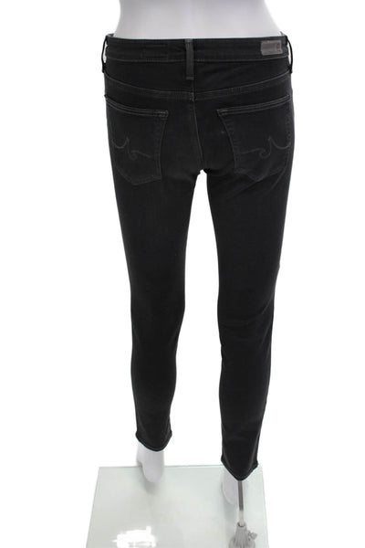 AG Adriano Goldschmied, Women Skinny Ankle Black Jeans Size 26
