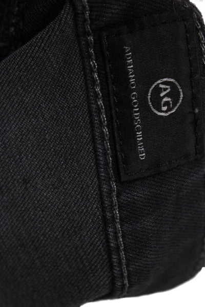 AG Adriano Goldschmied, Women Skinny Ankle Black Jeans Size 26