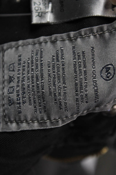 AG Adriano Goldschmied, Women Skinny Ankle Black Jeans Size 26