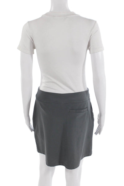 Nike Womens Dark Gray Solid Skort Size S