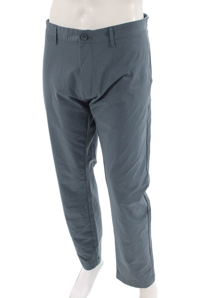 J Crew Mens Chino Pants Gray Polyester Size 38