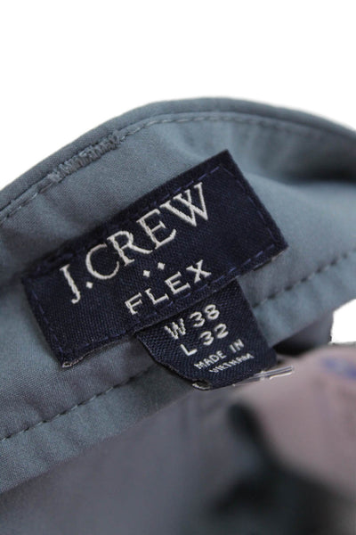J Crew Mens Chino Pants Gray Polyester Size 38